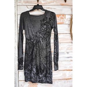 Jersey Knit Hoodie Dress